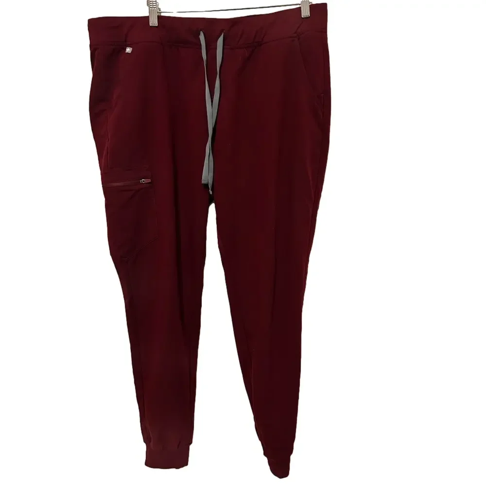 🎻Figs Men's Deep Red bottoms size XXL/T GUC